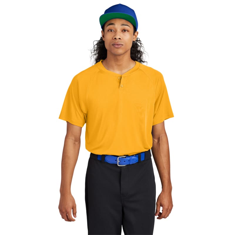 Sport-Tek PosiCharge Competitor 2-Button Henley 1