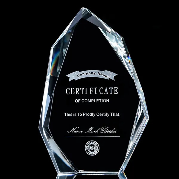 Faceted Crystal Iceberg Peak Award 3