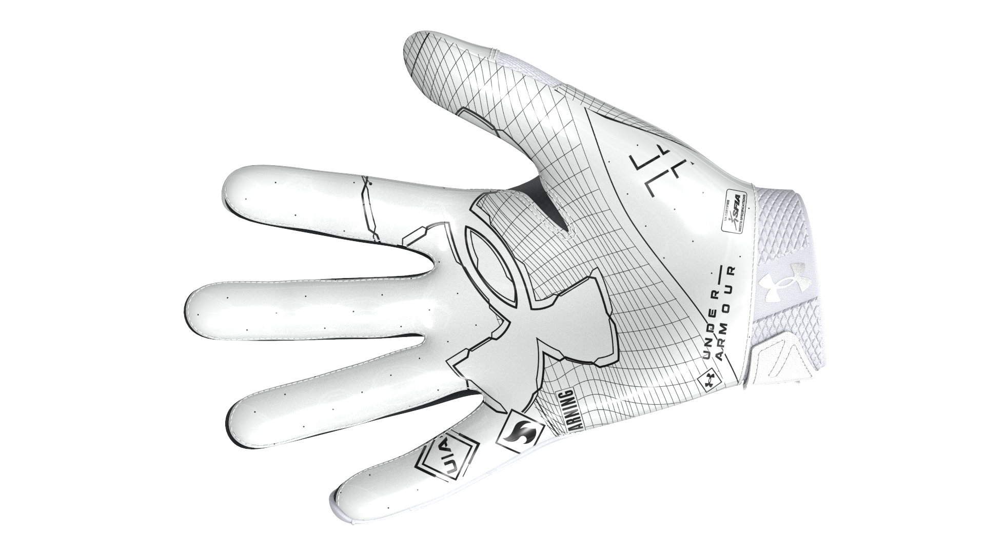 Women's UA Blur Football Gloves 1