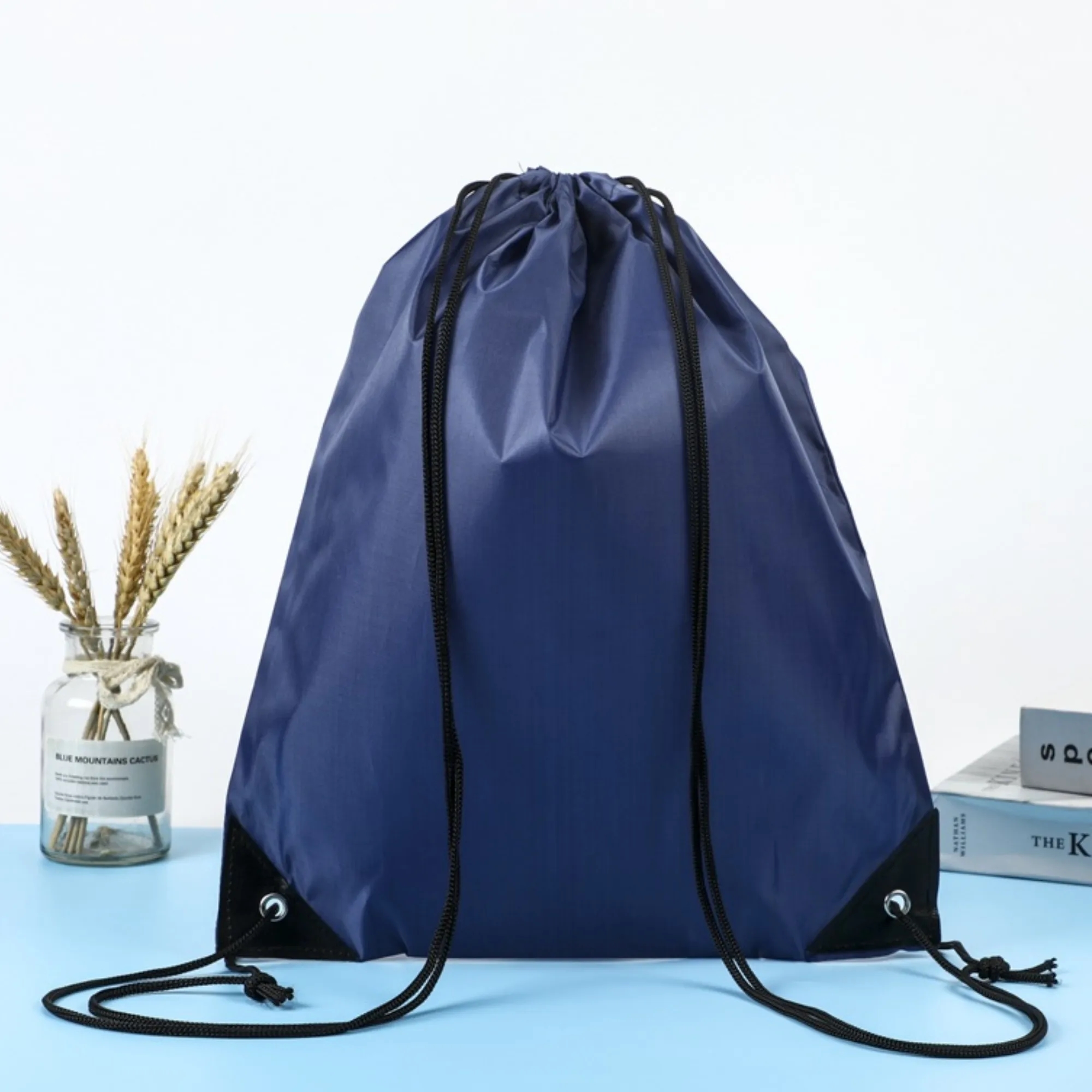 Colorful Drawstring Backpacks Logo Print Marathon Events 4