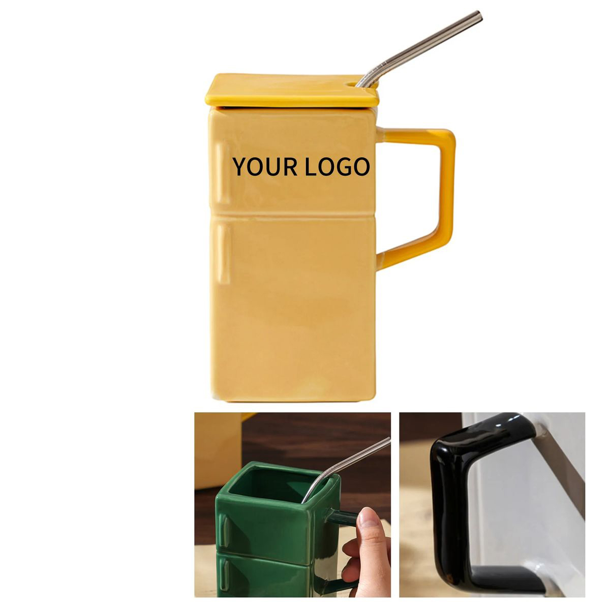 Durable Ceramic Mug With Thick Handle 4