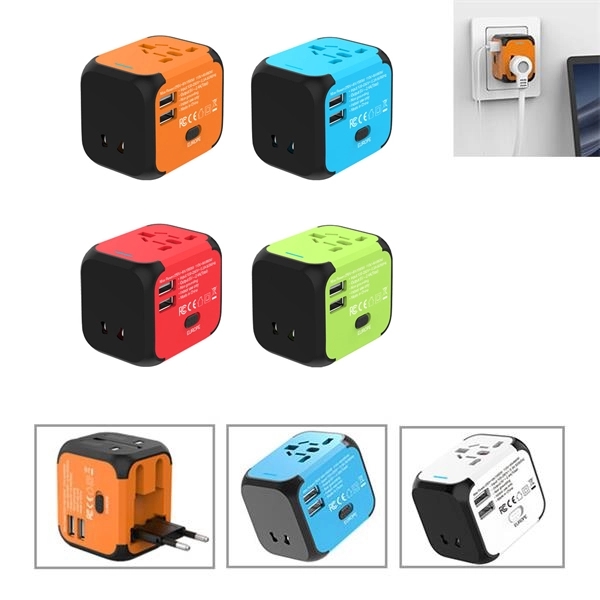 Power Adapter Worldwide for European USA AUS UK 2