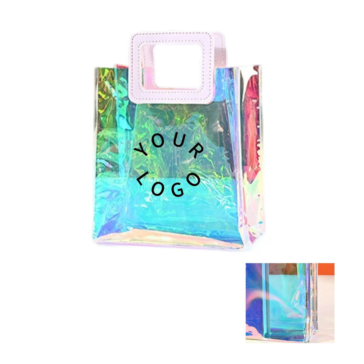 Lightweight Holographic Tote Bag for Daily Essentials 2