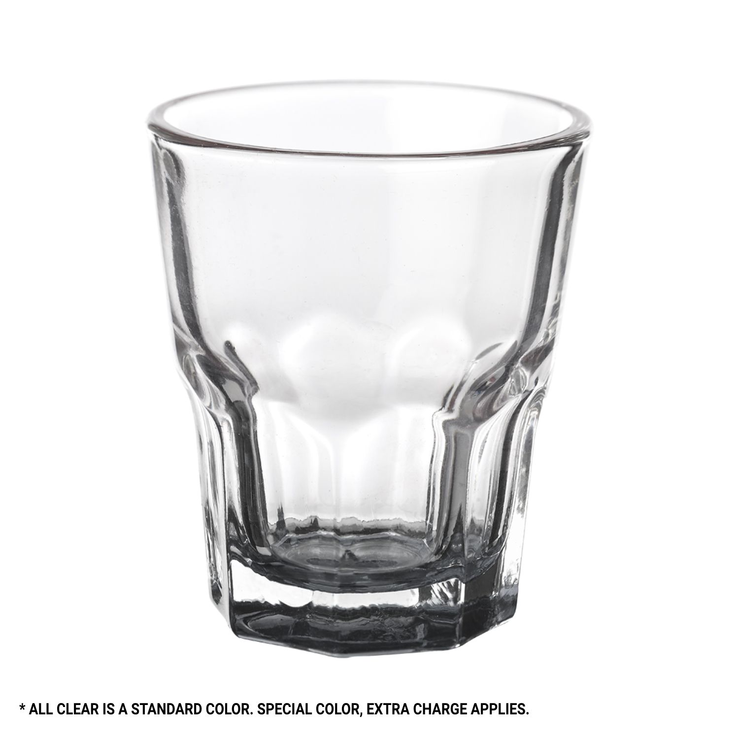Hexagon Base Clear Shot Glass, 1.5 oz. 3