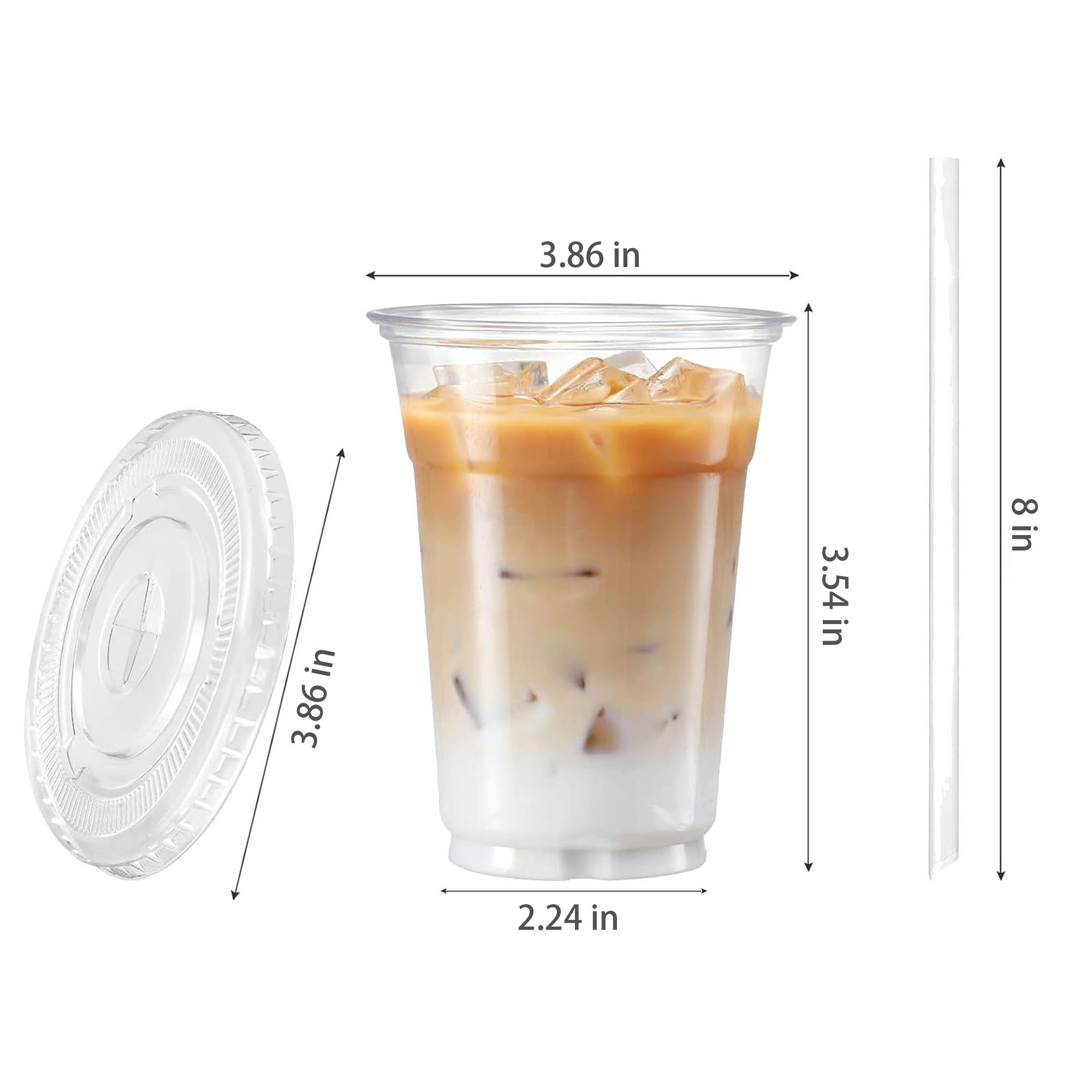 12oz PET Clear Plastic Cup 2