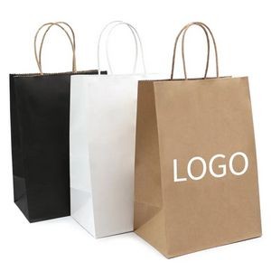 Kraft Paper Twisted Handle Shopping Carrier Bag 3