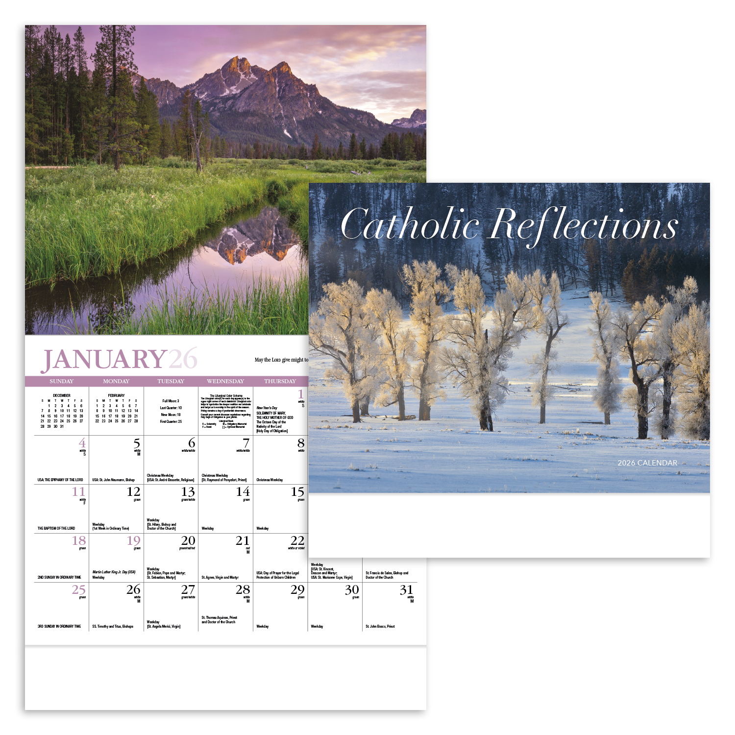 HotLine® Products Catholic Reflections Appointment Calendar - Stapled 6