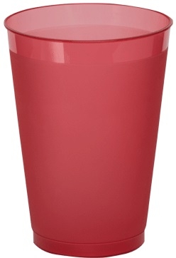 12 oz. Frosted Translucent Plastic Stadium Cup with Automated Silkscreen Imprint 6