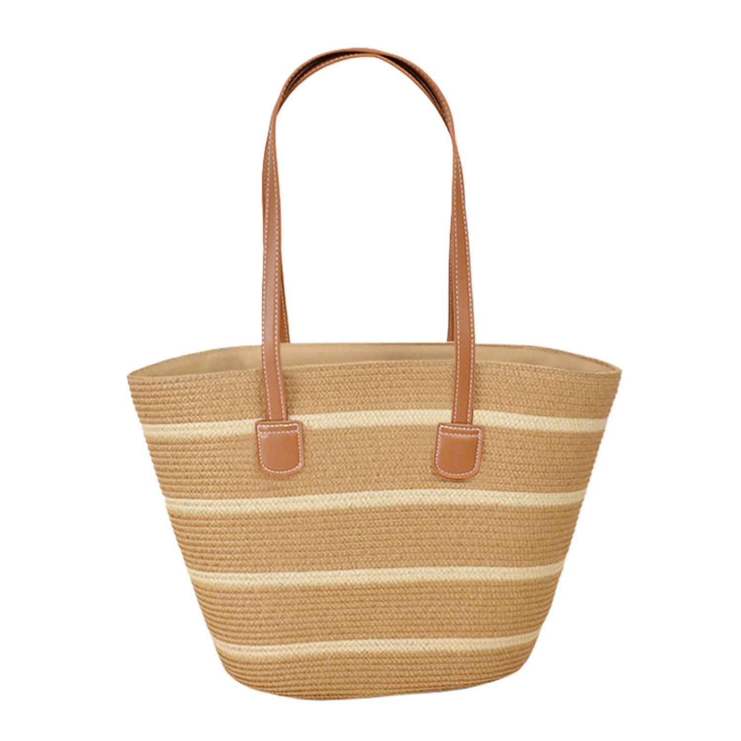 Straw Beach Tote Bag 3