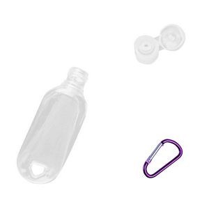 50ml Sanitizer Dispenser Bottle With Carabiner 26