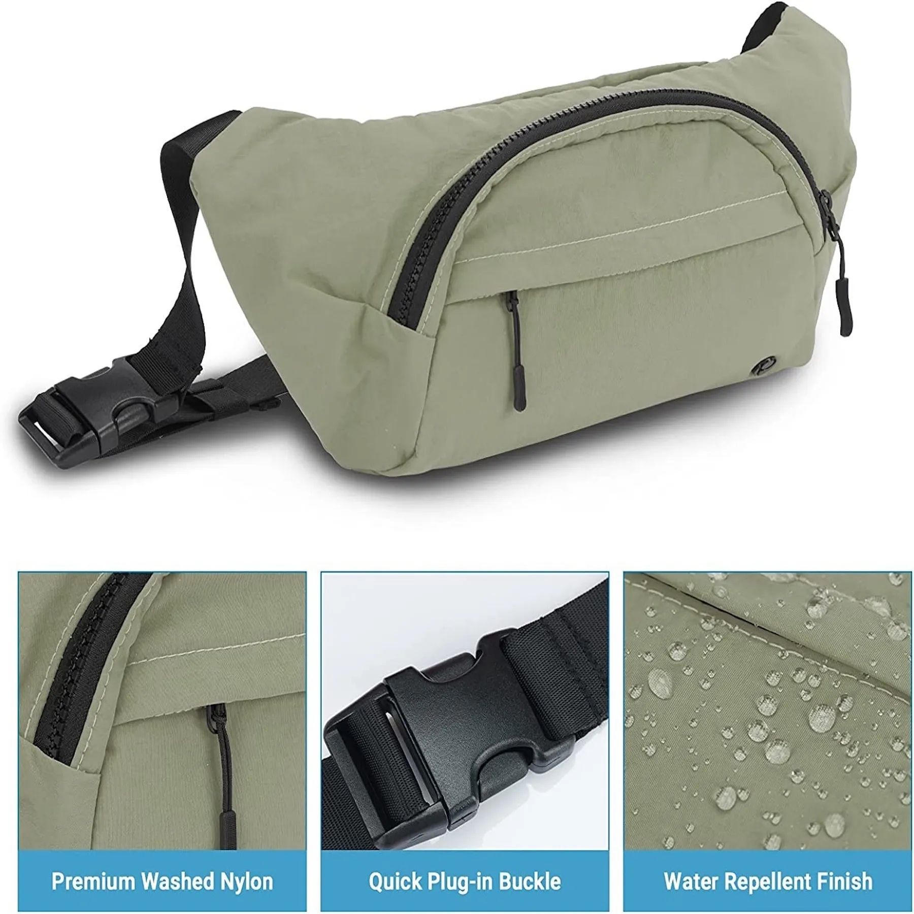 9.1 x 3.5 x 4.9 inch Fanny Pack 2