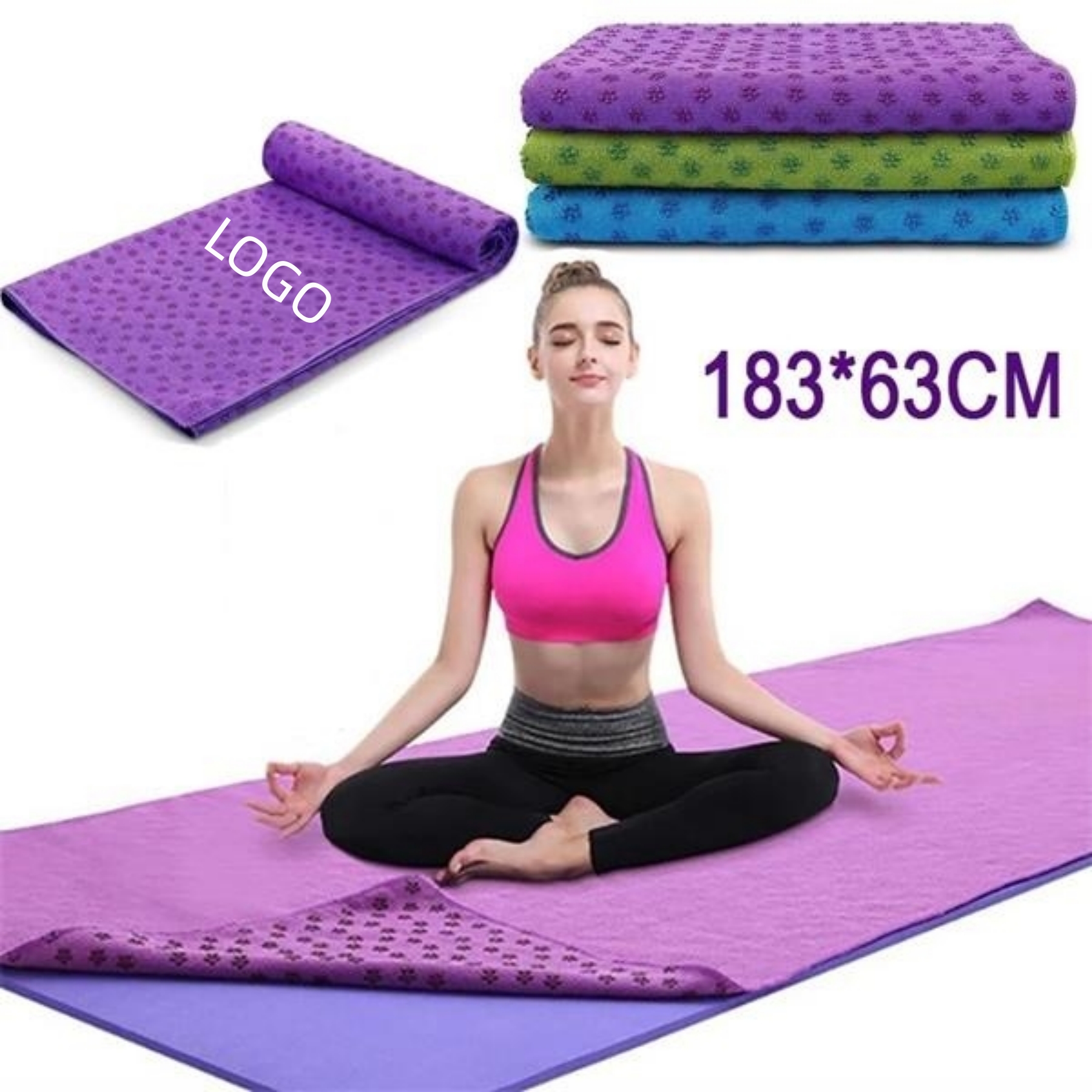 Non-slip Yoga Mat Towel 3