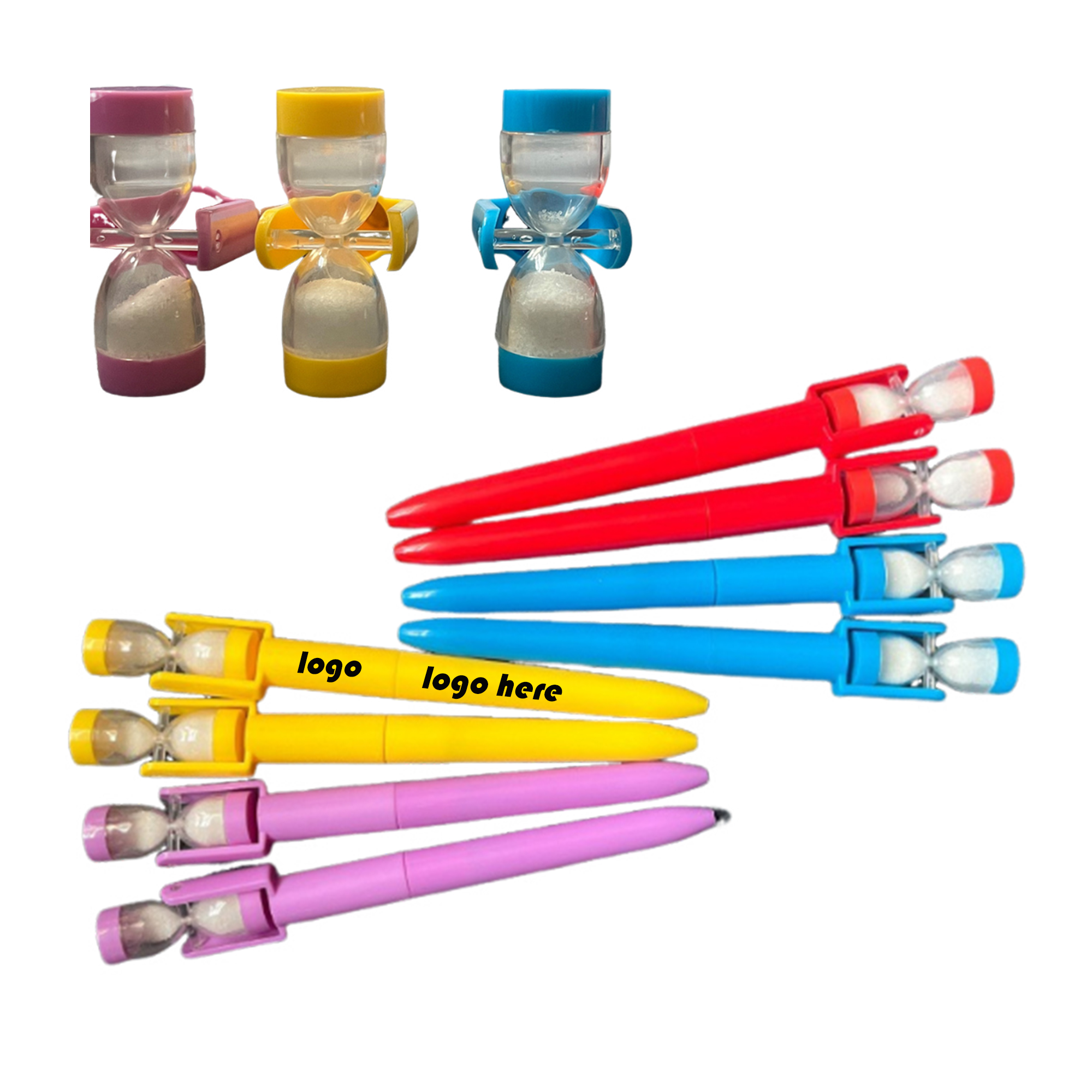 Colorful Sand Timer Pen 1