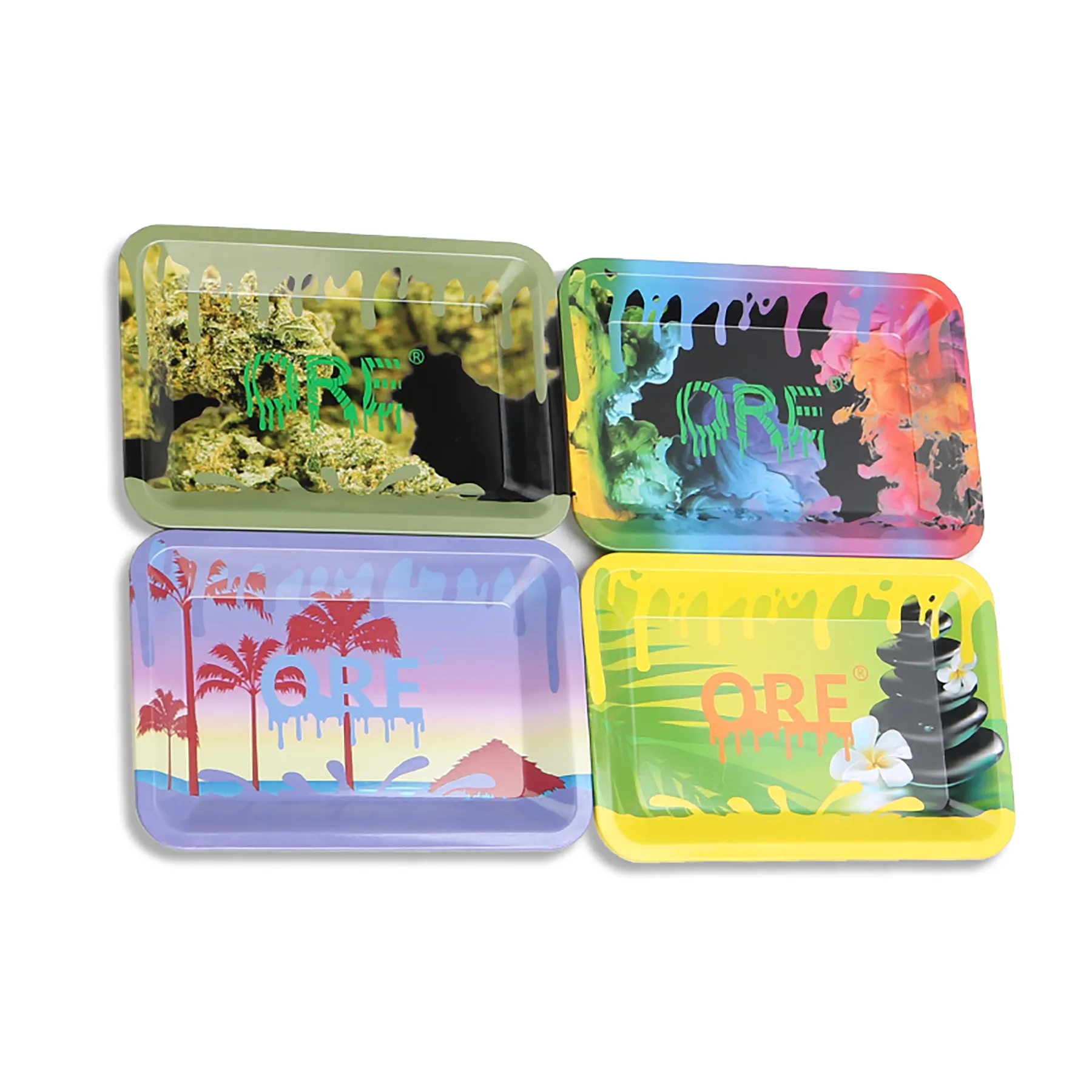 Metal Cigarette Rolling Tray 2