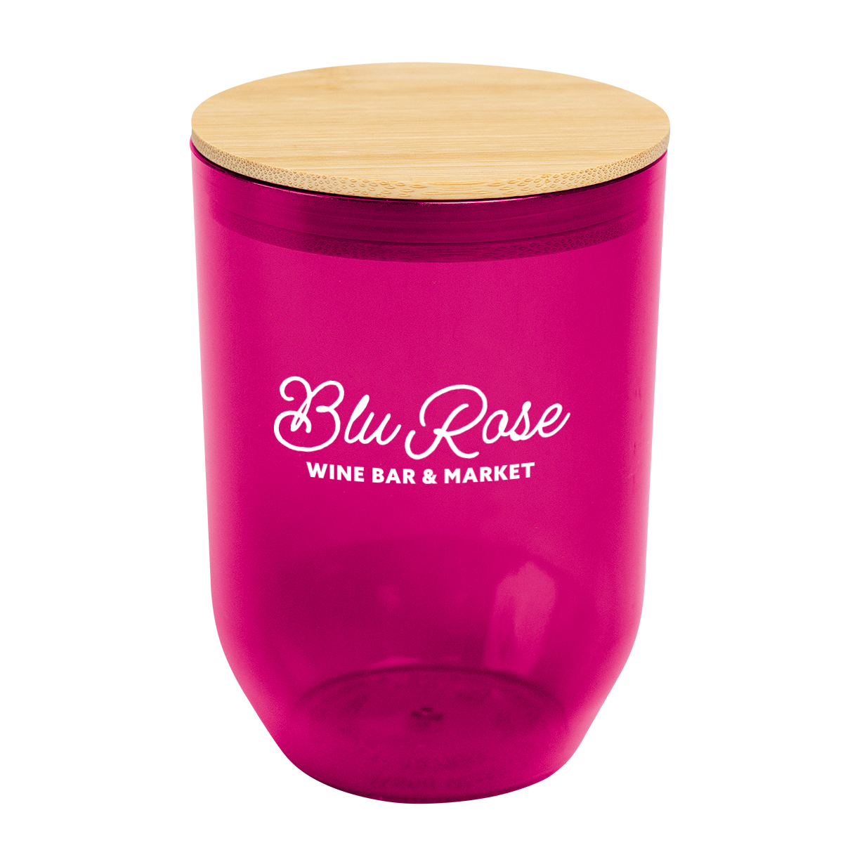 12 Oz. Montrose rPET Wine Tumbler With Bamboo Lid 14