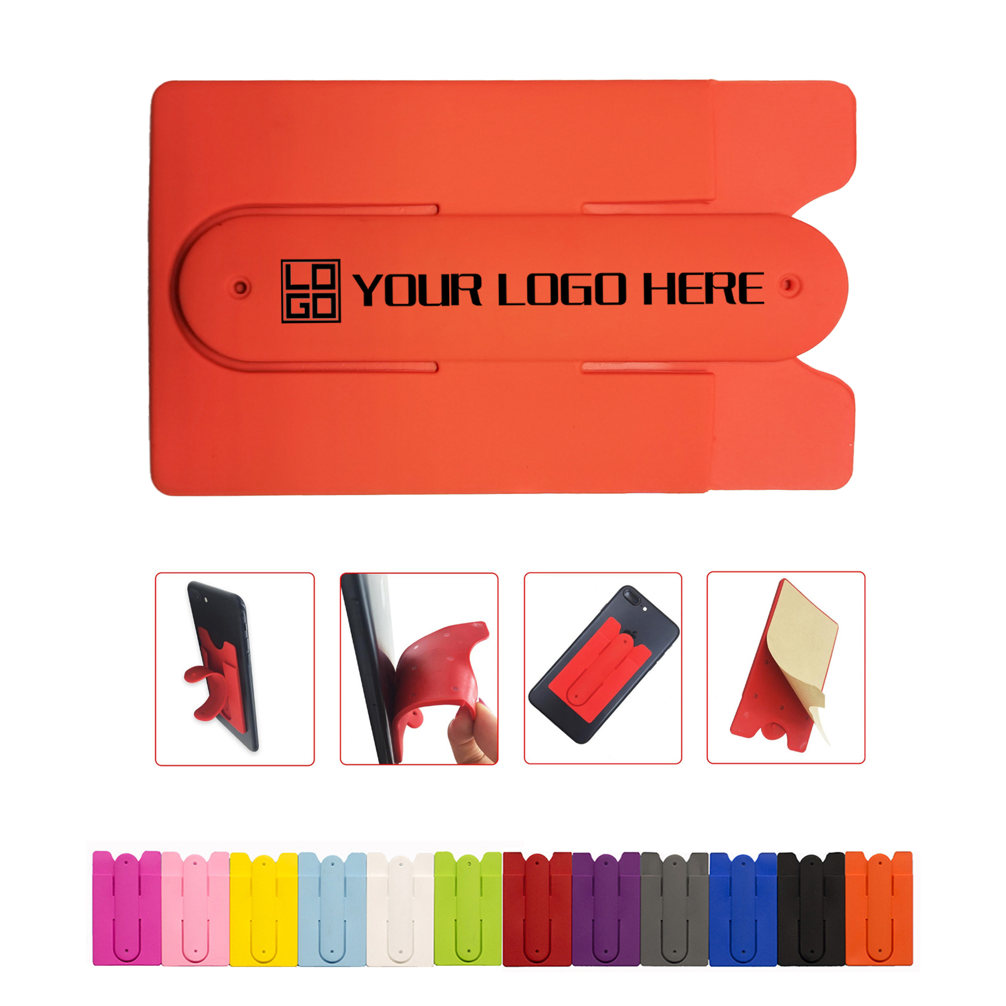 High-Quality Silicone Phone Card Stand & Holder 1