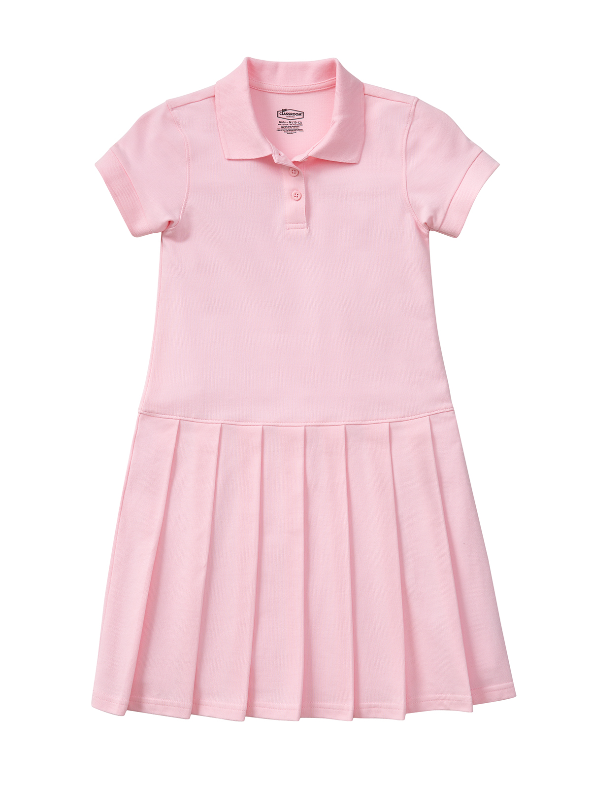 Classroom Uniforms - Girls' Pique Polo Dress for Children 6
