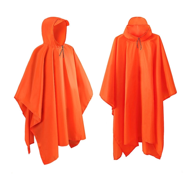 Waterproof Rain Poncho For Camping Hiking 4