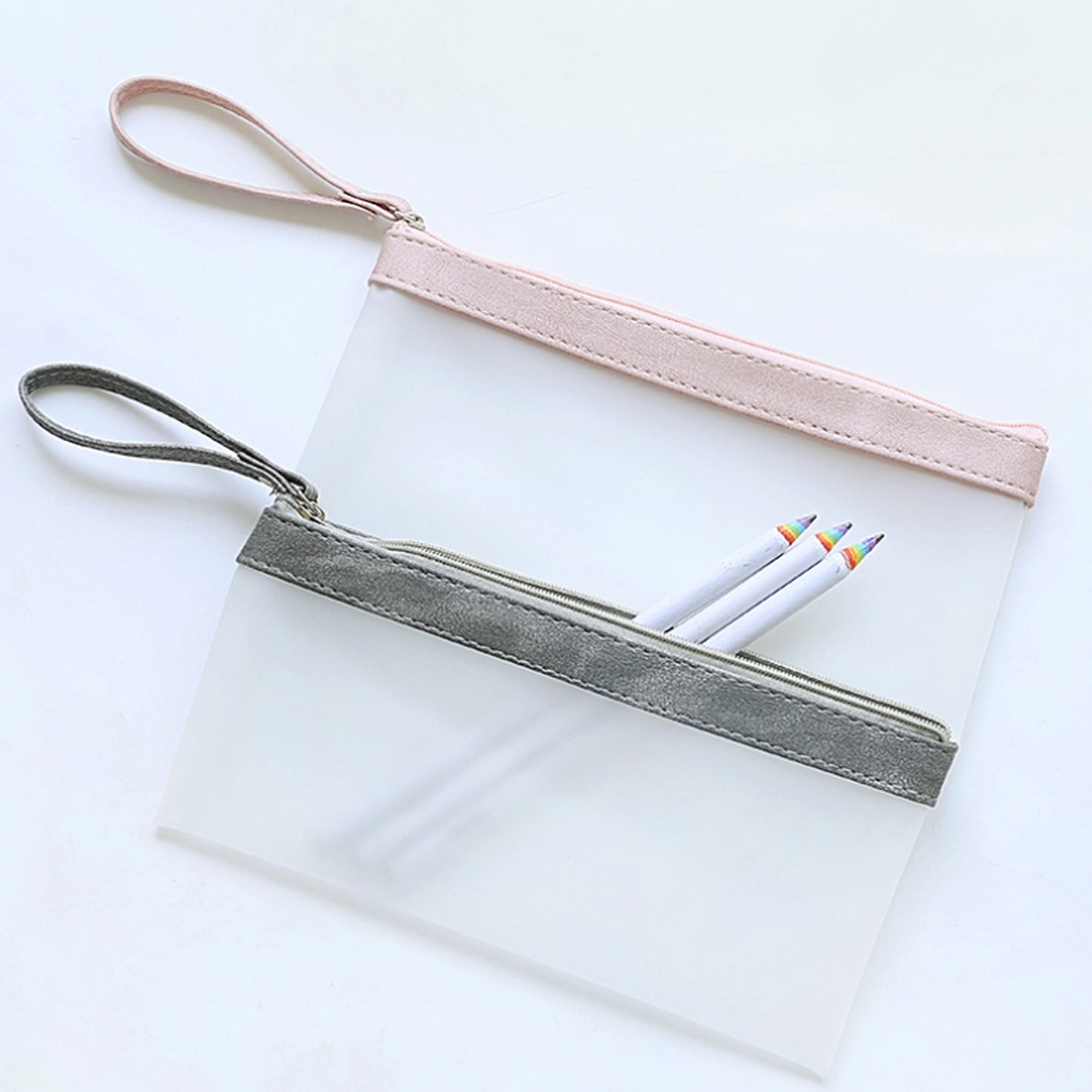 Frosted Zipper Stationery Bag 3
