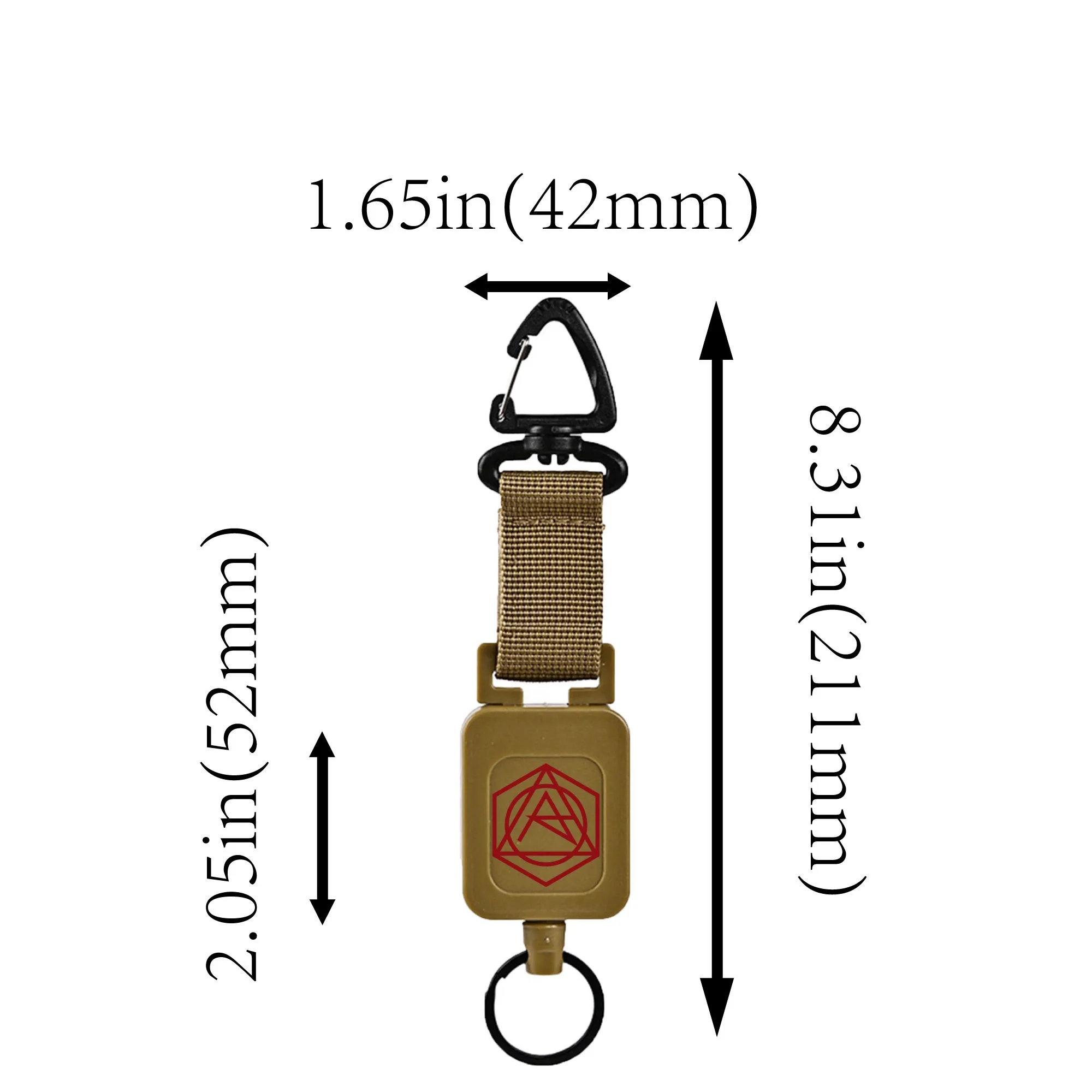 Mountaineering Retractable Key Chain 5
