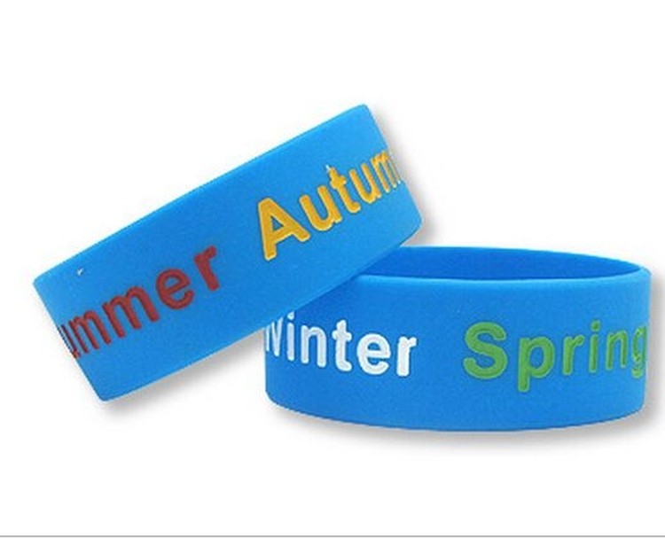 Silicone Bracelets With Season Debossed Logo 2