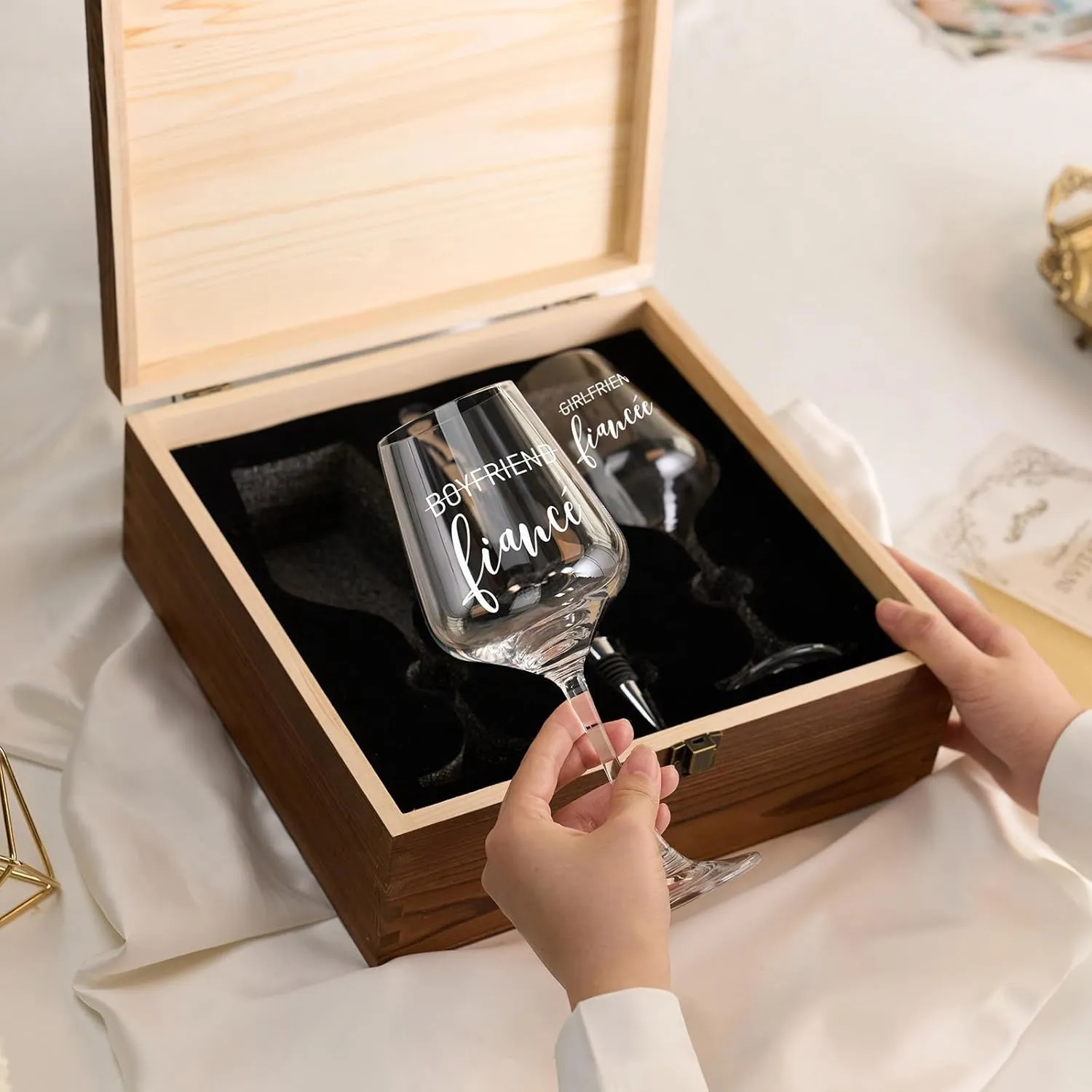 Wine Glasses Wedding Gifts for Couples 1