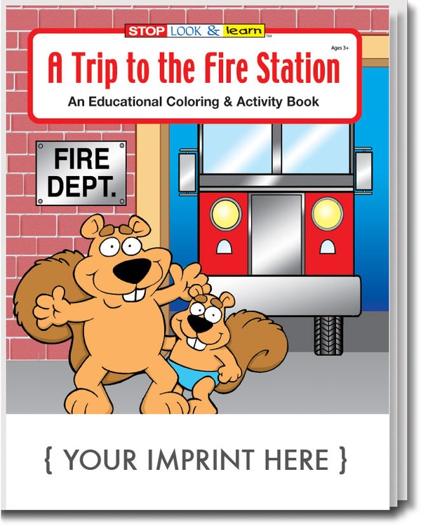 COLORING BOOK - A Trip to the Fire Station Coloring & Activity Book 3