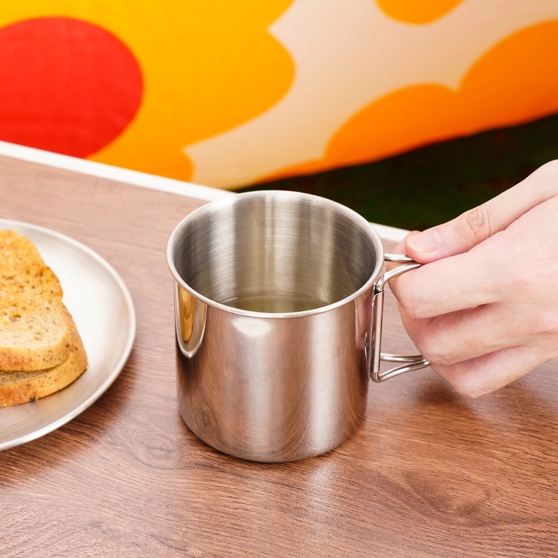 Foldable Stainless Steel Camping Cup 5