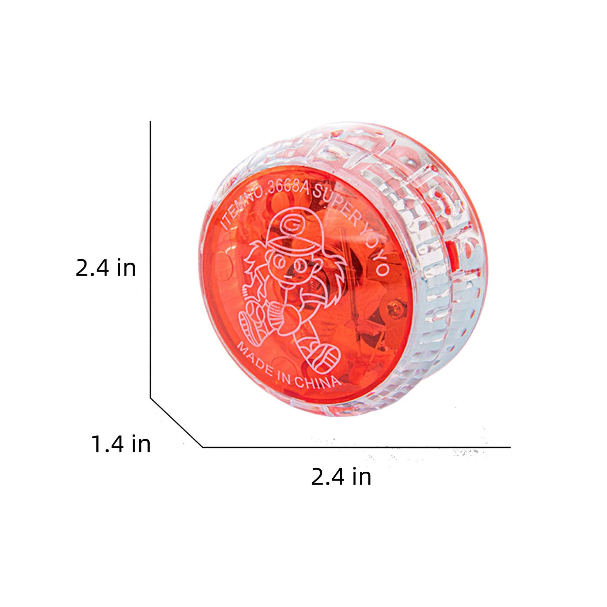 Clear Yo-Yo with LED Lights 2