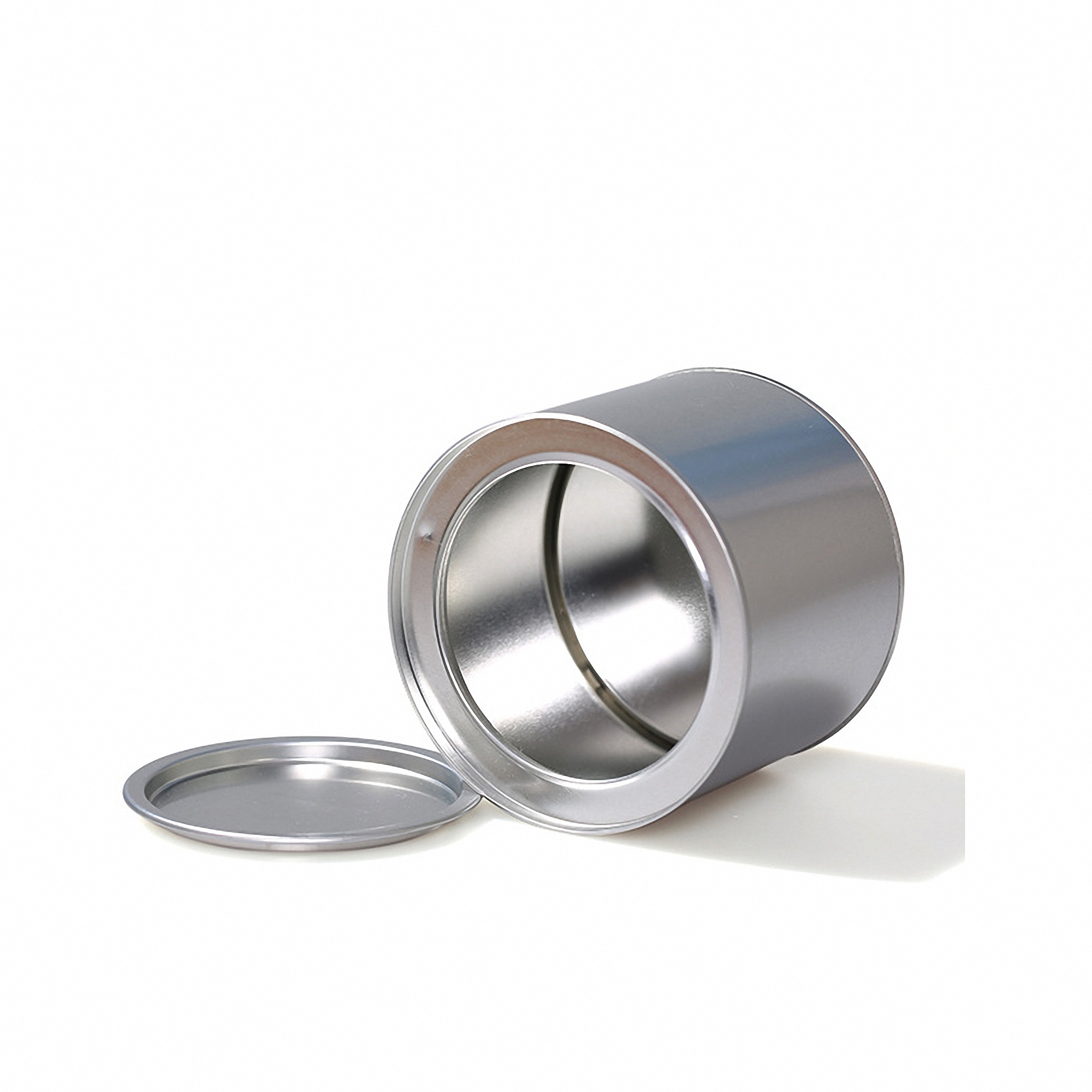 Round Metal Storage Can with Lid 4