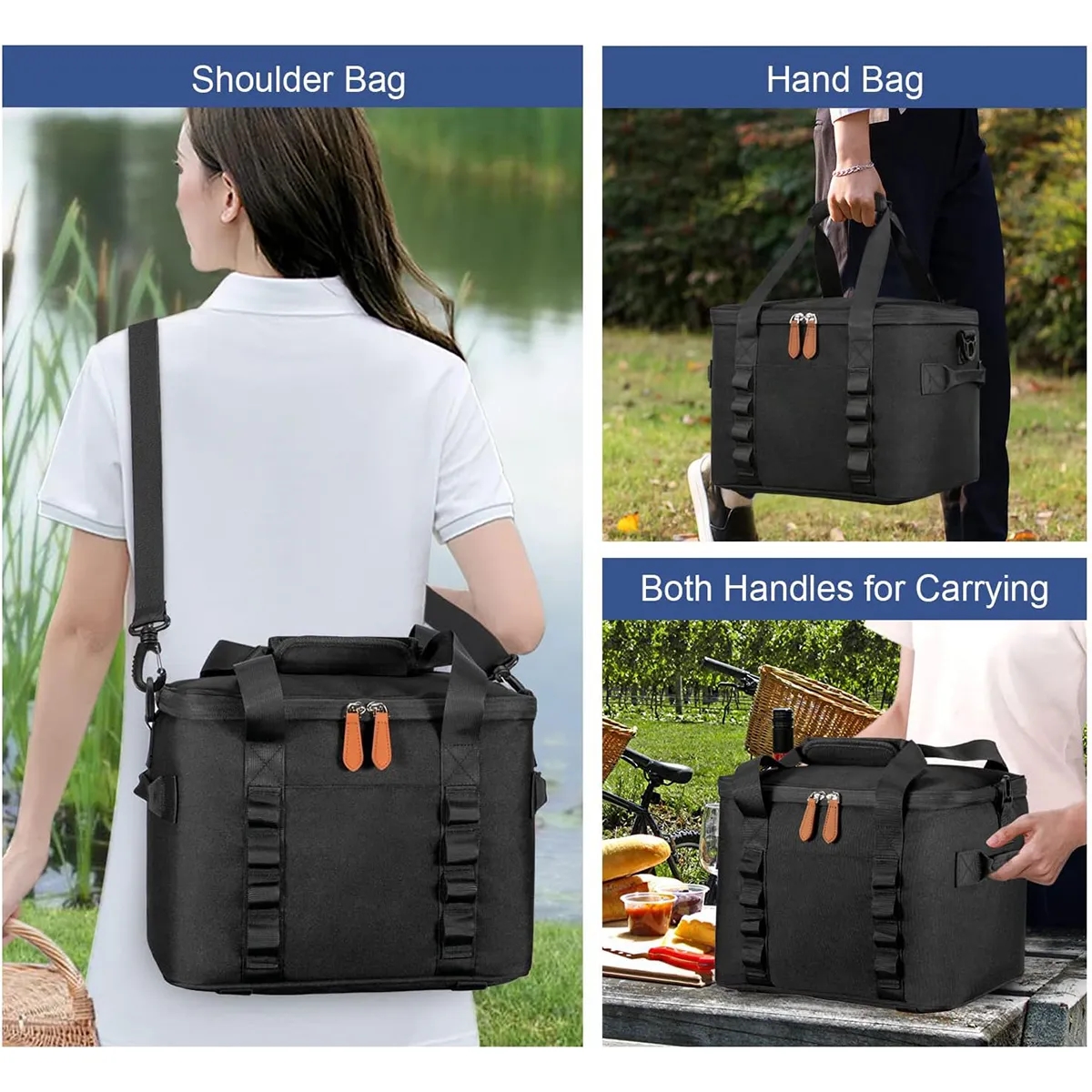 17L Custom 24 Can Insulated Leakproof Soft Sided Cooler 8