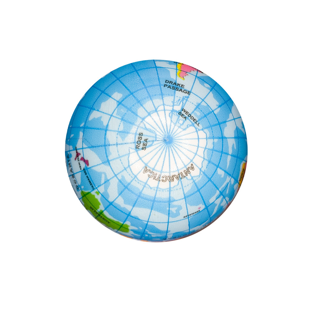 Printed Globe PU Ball 3” 5