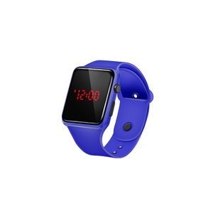 Sports Watch With Red Digital Square Dial Adjustable Band Detachable Design 8