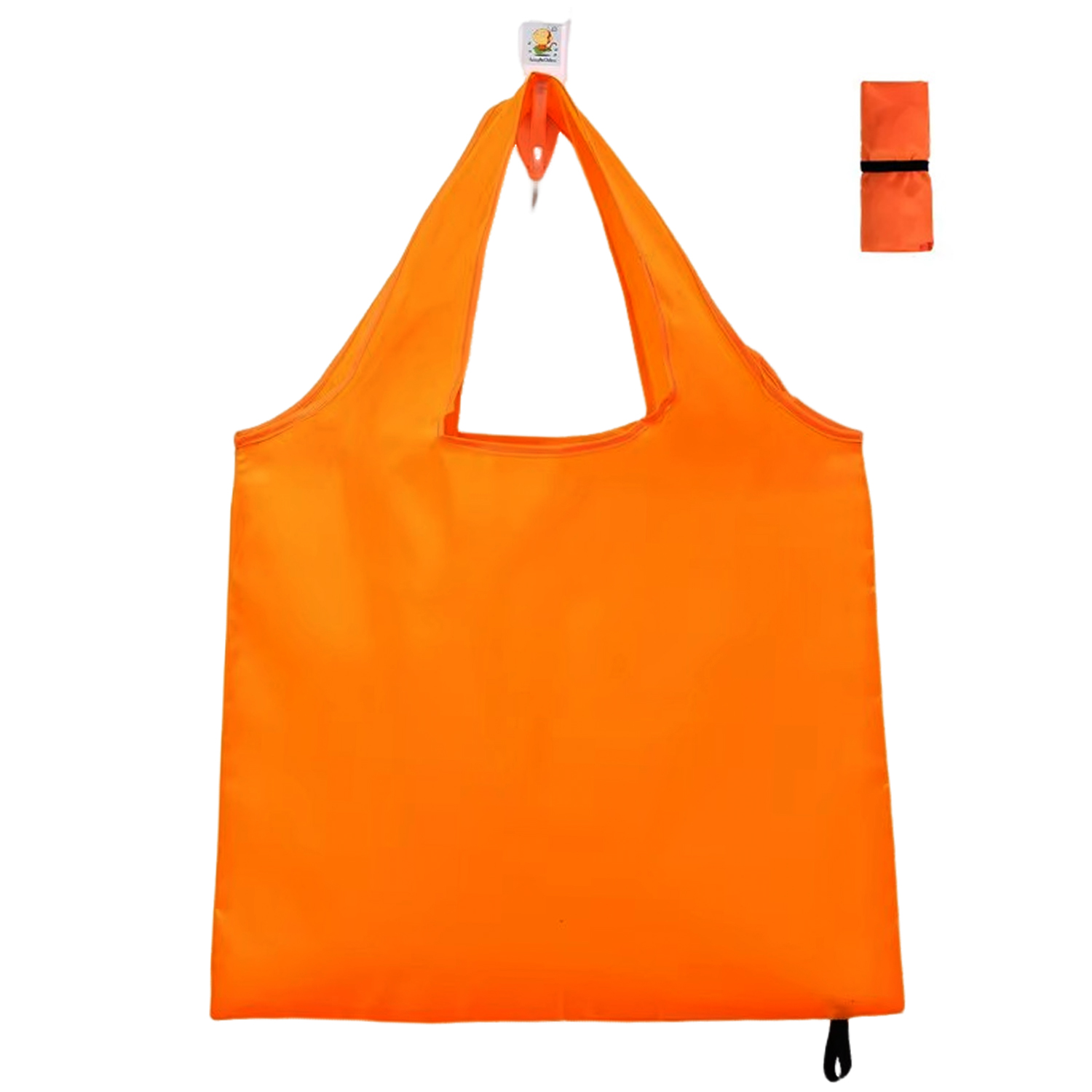 210T Foldable Polyester Tote Bag with Pouch 2