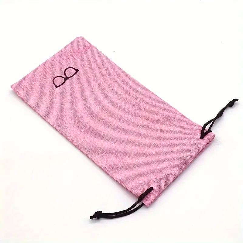 Linen Glasses Cleaning Cloth Pouch 4