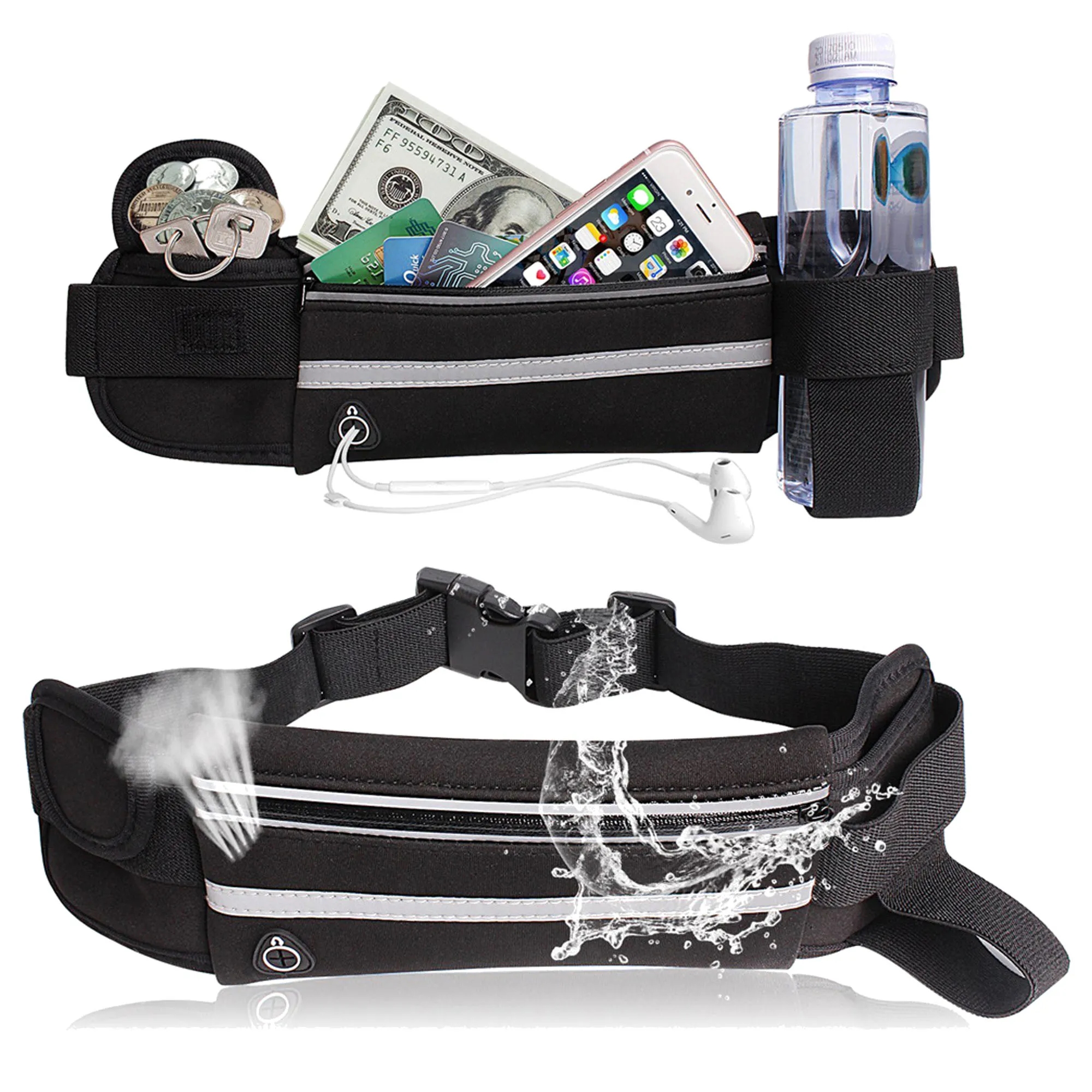 Belt Bag For Women & Men Fanny Pack Waterproof-Everywhere 3