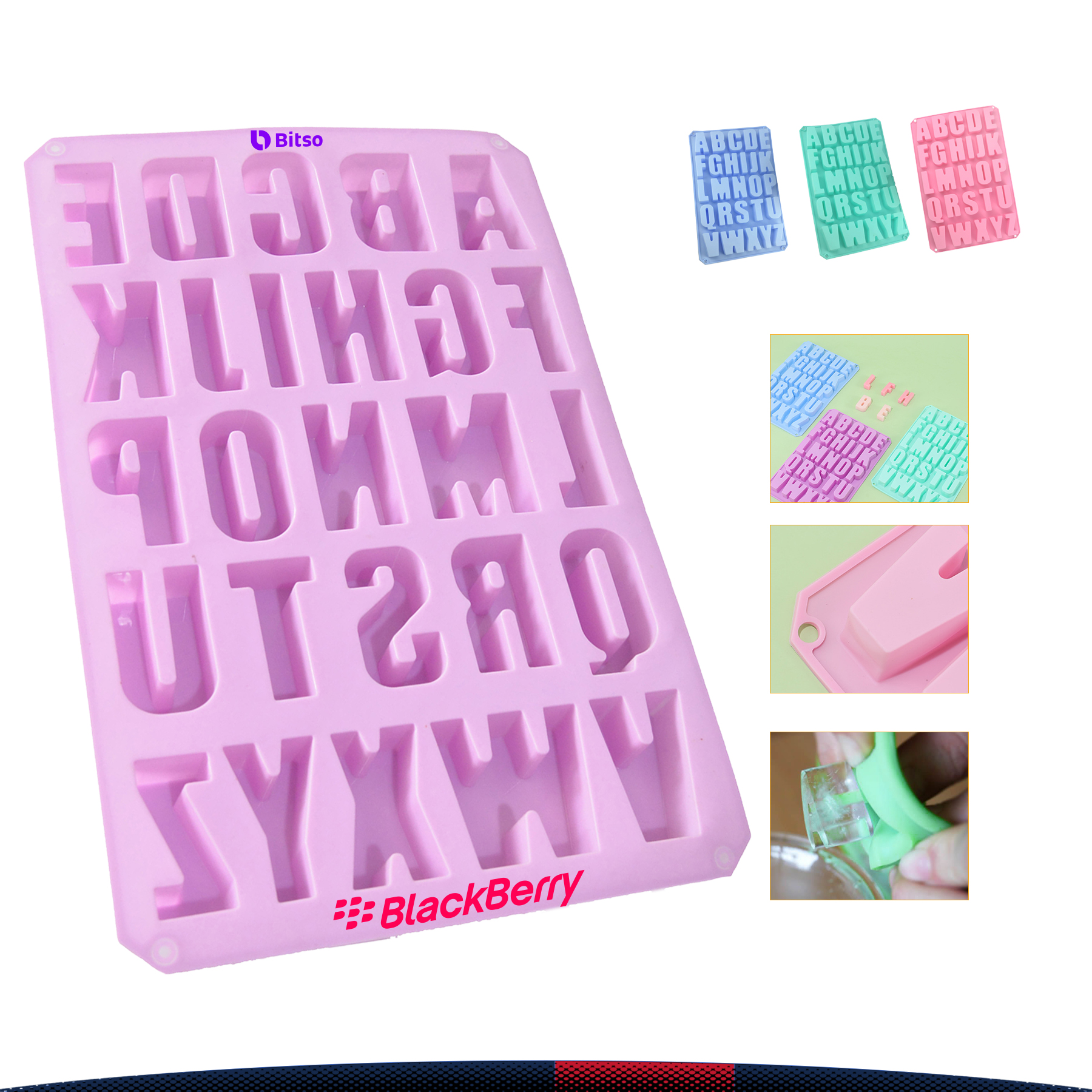 Silicone Capital Letters Ice Tray 5
