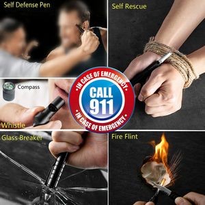 Black 5 In 1 Tactical Pen 4