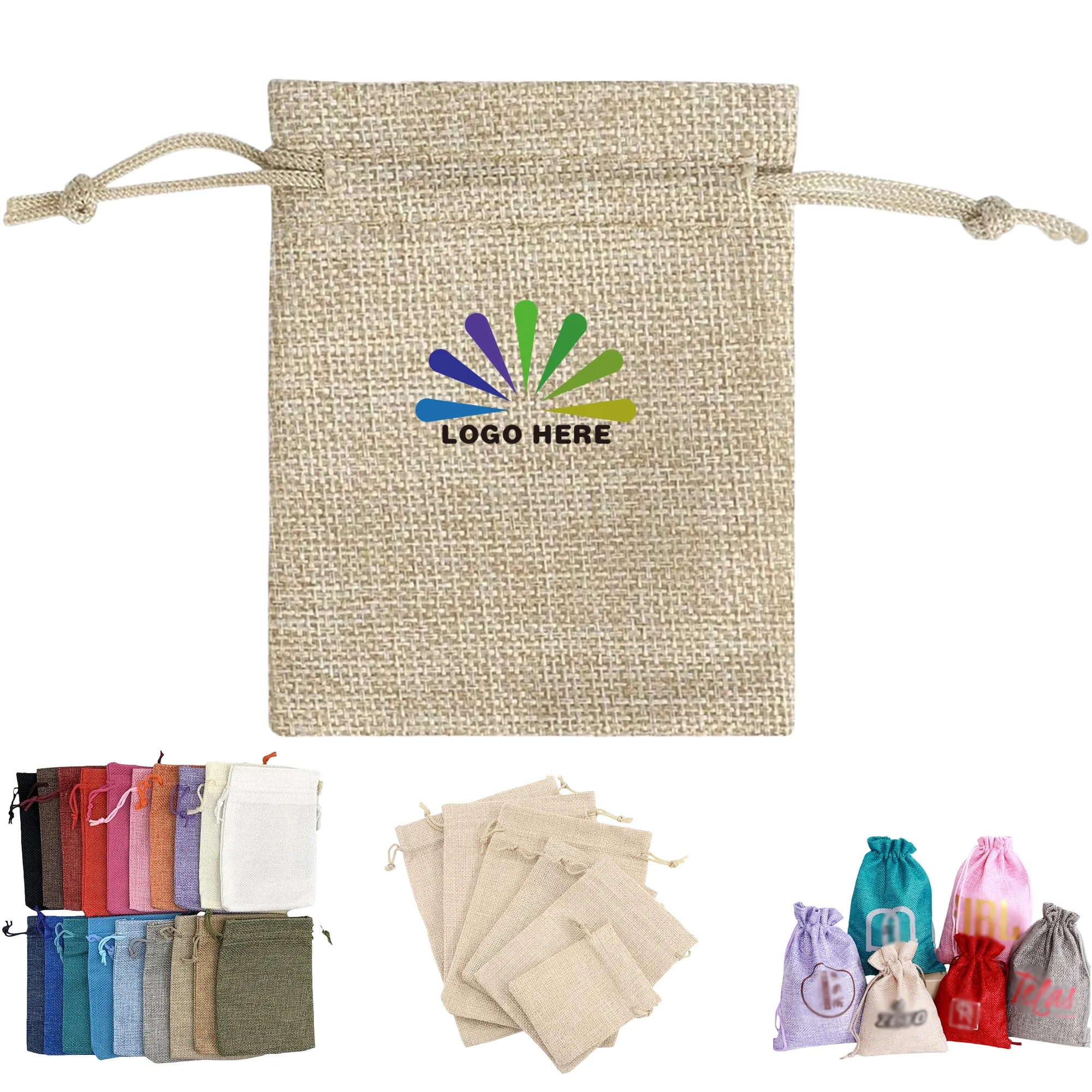 Drawstring Gift Bag Jewelry Pouch MOQ100 2