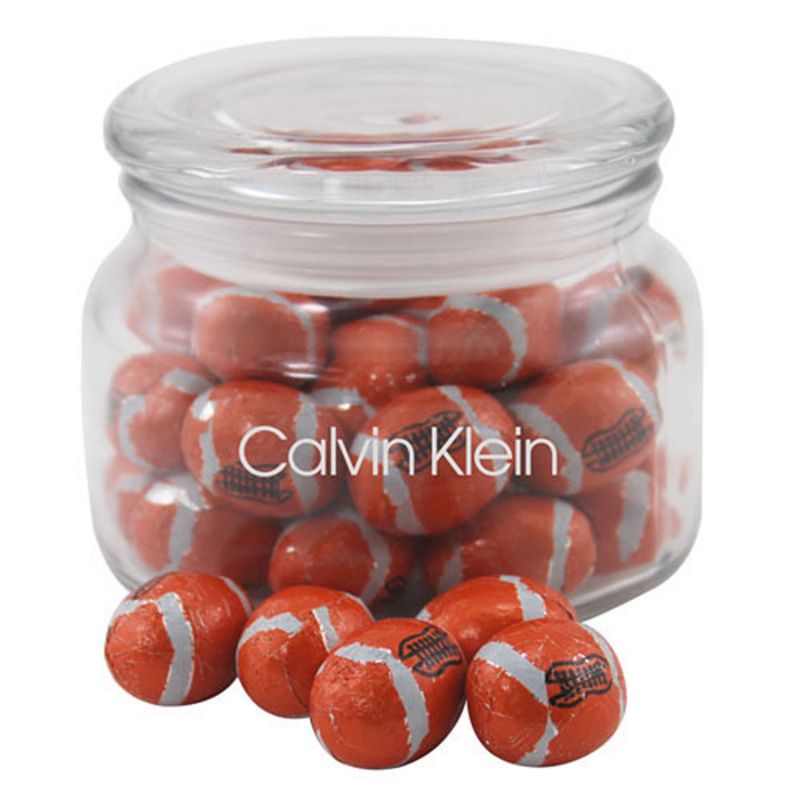 Jar with Chocolate Footballs 1