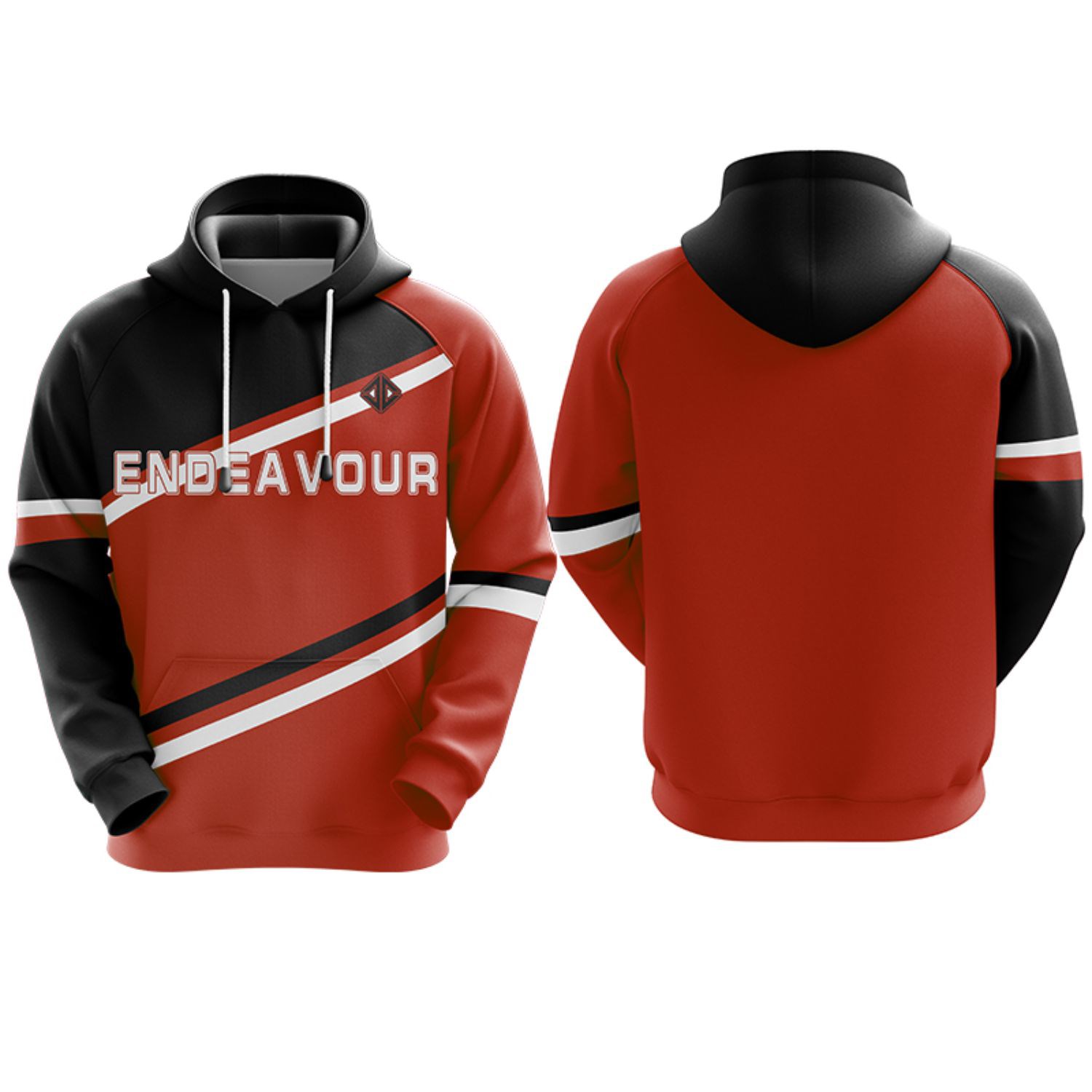Unisex 310 GSM Interlock Fleece Sublimation Pullover Hoodies w/ Kangaroo Pockets 2