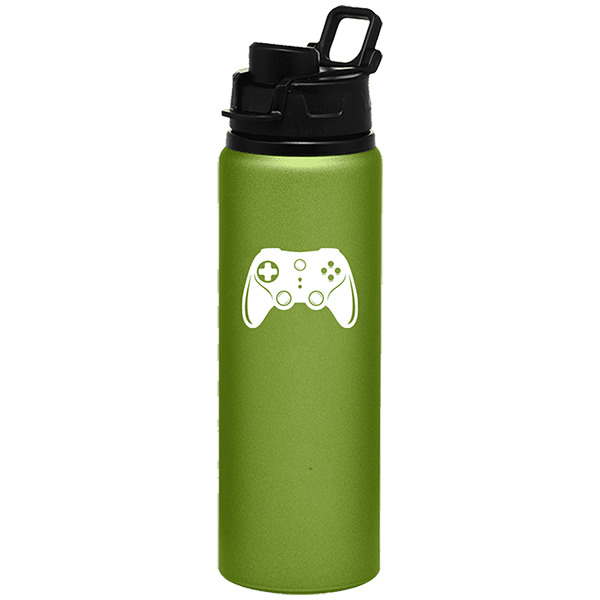 Aluminum Water Bottle - Snap Lid, 25 oz., custom water bottle with logo imprint 7