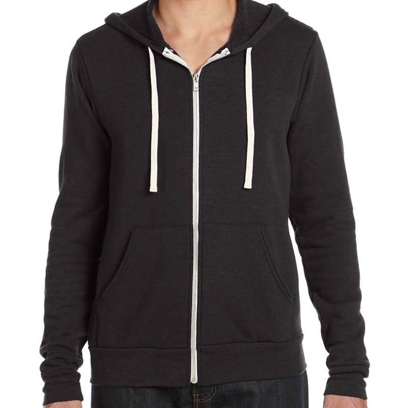 Bella Unisex Triblend Sponge Fleece Full-Zip Hoodie 8