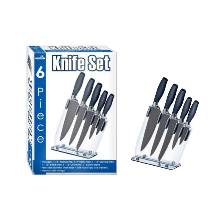 Stainless Steel Knife Set - 6pc 2