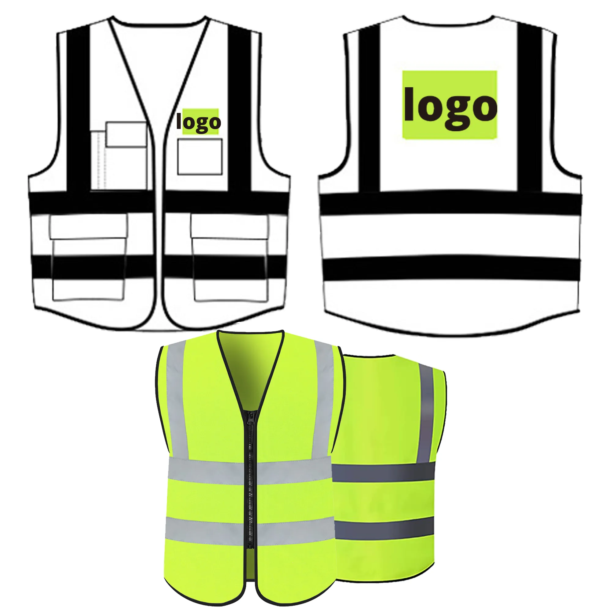 Custom Reflective Safety Vest 3