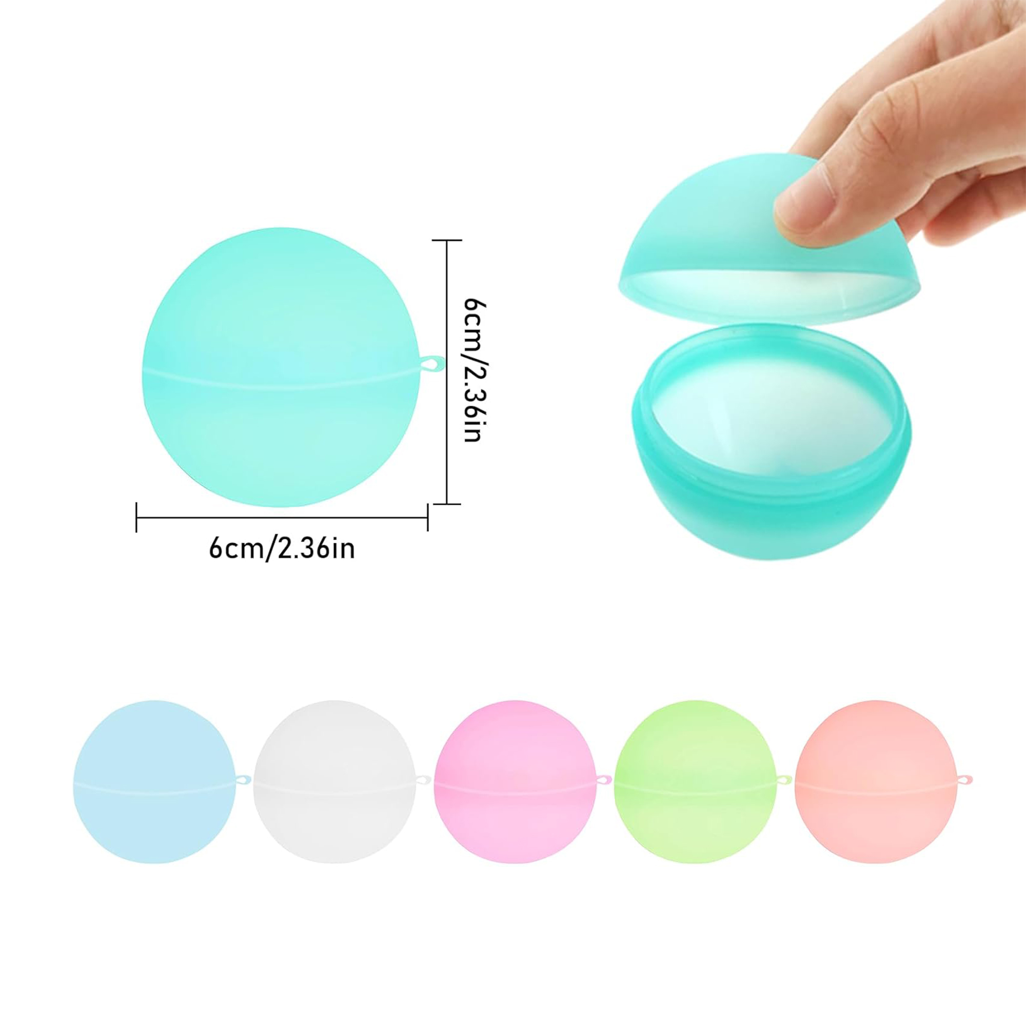 Reusable Silicone Water Splash Ball 3