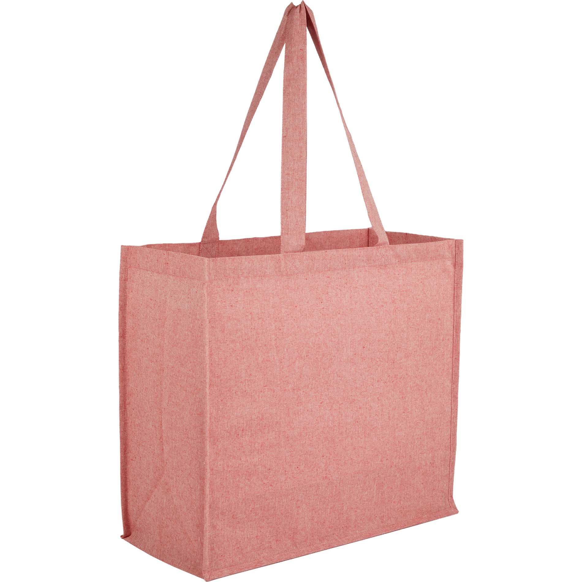 4oz Recycled Cotton Shopper Tote with Laminated 5