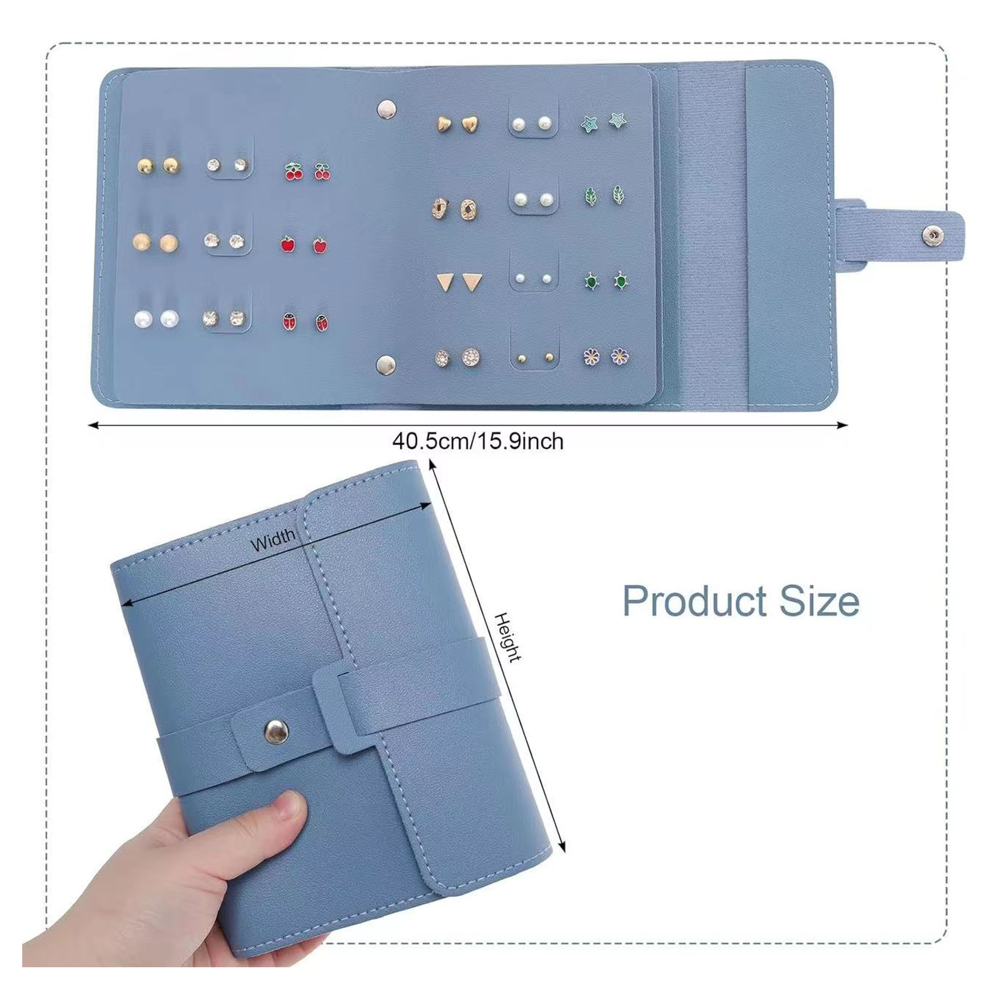 Pu Leather Durable Earring Storage Bag ?C Creative And Spacious 2