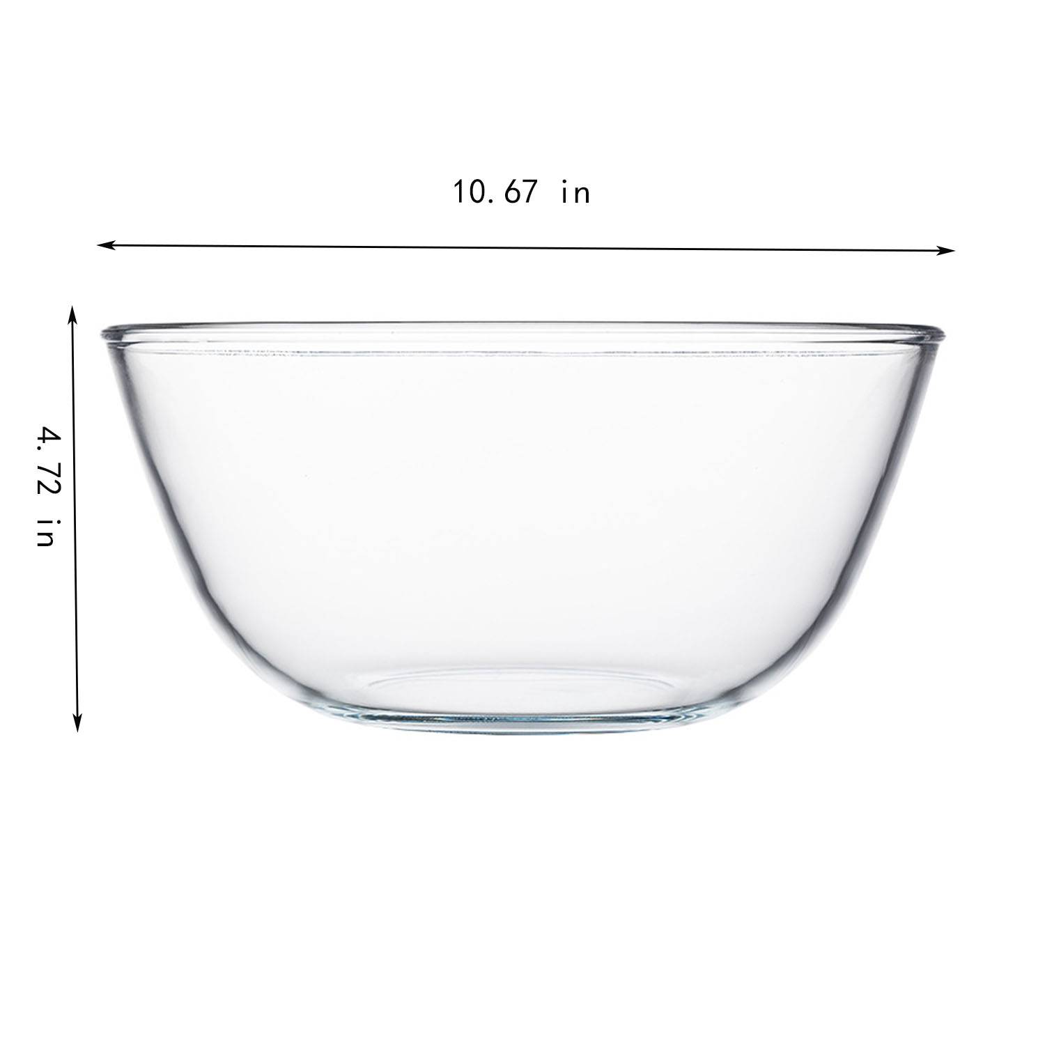 152oz Thickened Heat Resistant Glass Mixing Bowl 3
