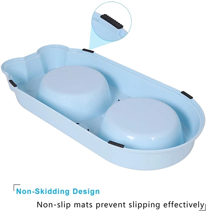 Dog Cat Double Premium Stainless Steel Pet Bowl 5